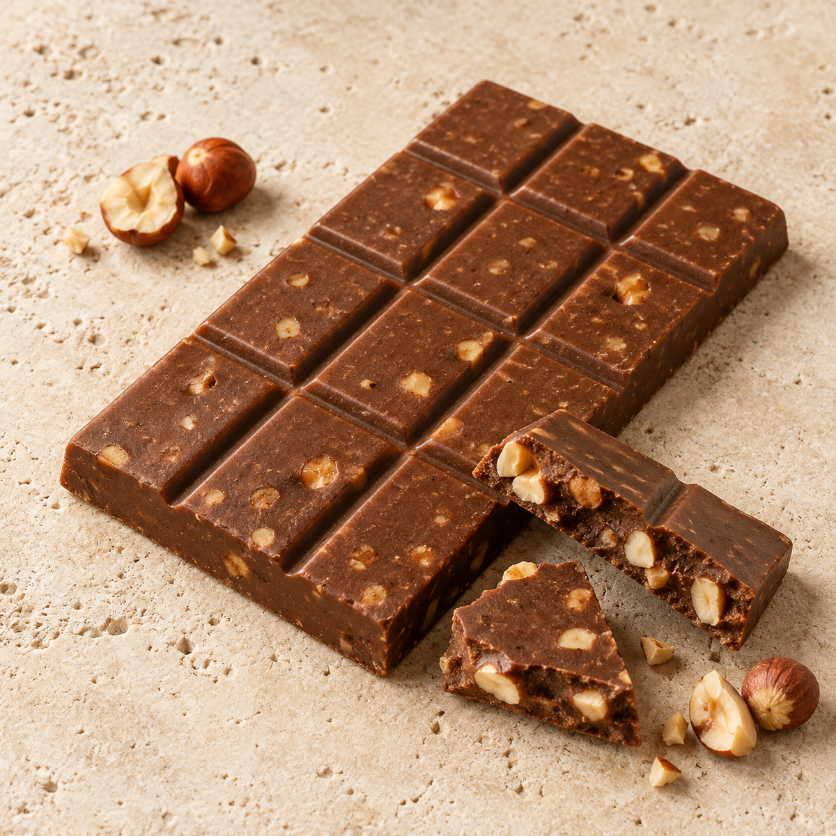 CARRUBATO DI SICILIA BIO CON NOCCIOLE TOSTATE