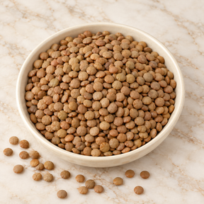Ciotola di lenticchie bio