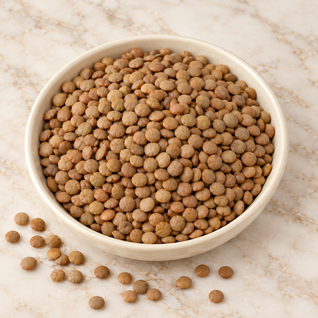 Ciotola di lenticchie bio