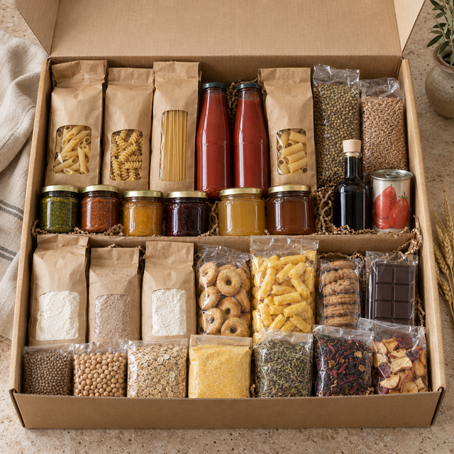 Box scorta XL bio con 35 prodotti biologici