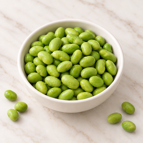 Ciotola di edamame italiani bio